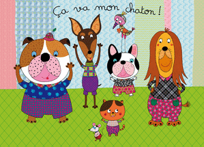 Carte petites attentions Ca va mon chaton